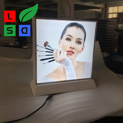 LSD 양면 2835SMD led 데스크탑 라이트 박스 액자 Longlife